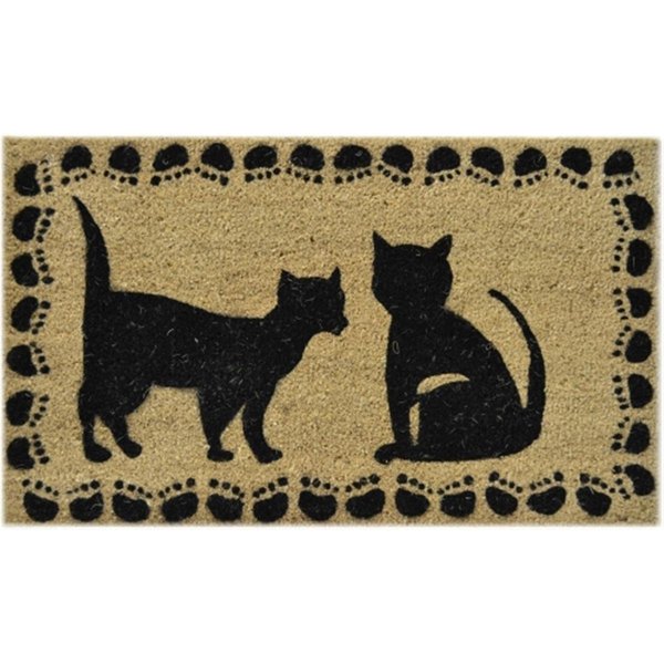 Micasa Two Cats Novelty Doormat MI80639